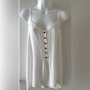 Express Racerback Tank White Womens Small Petite